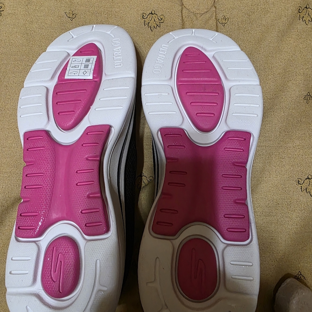 Skechers  Go WALK, Black Slip-On Sneakers - Picture 8 of 13